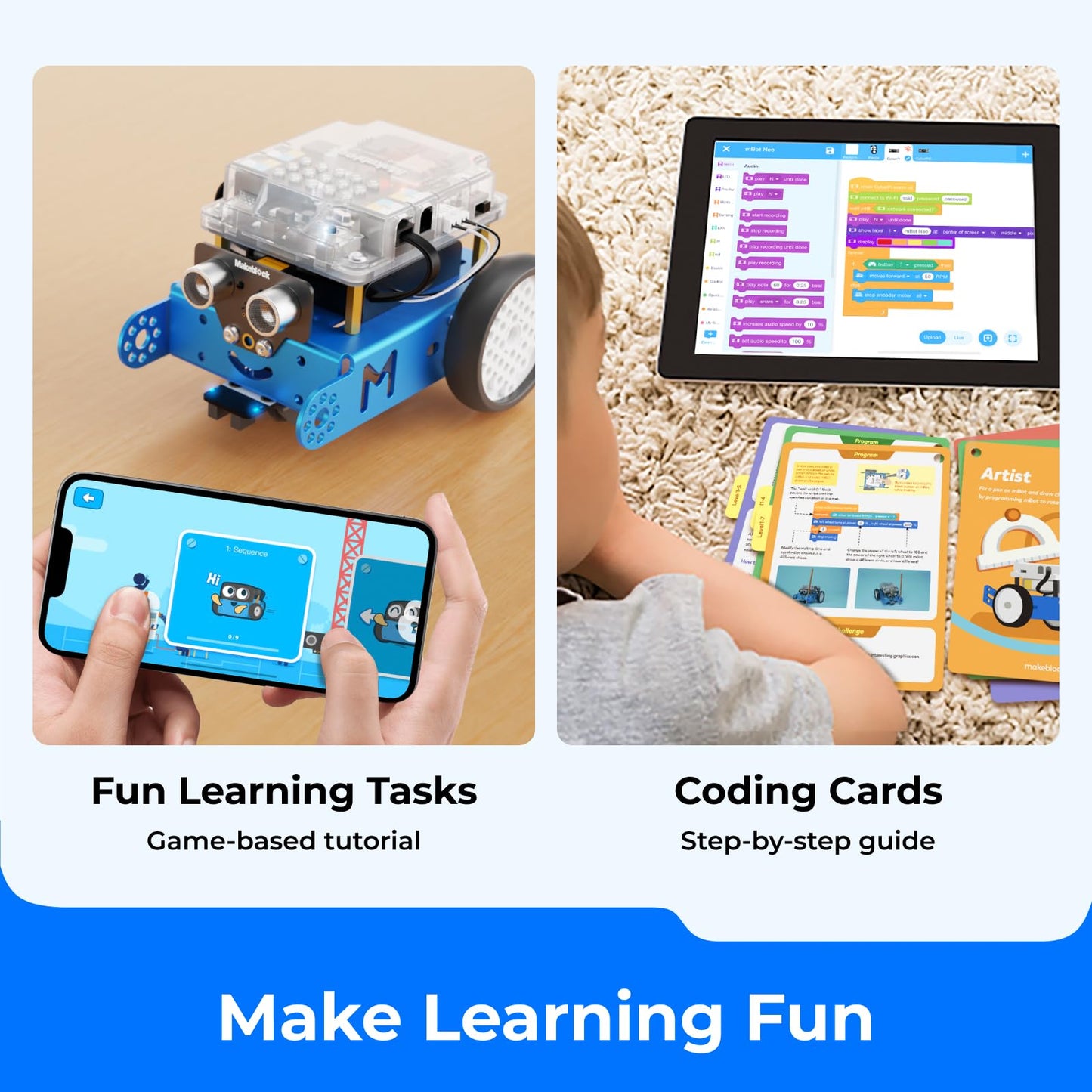 Makeblock mBot Robot Kit – Learn to Code with Scratch & Arduino for Kids Aged 8–12