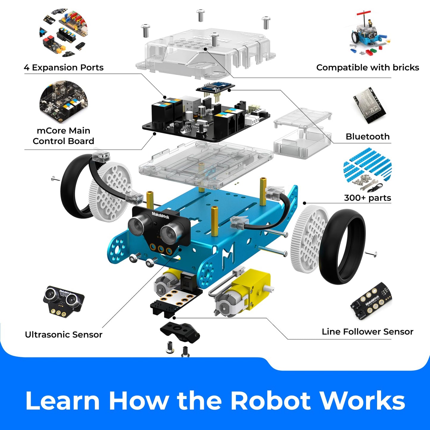 Makeblock mBot Robot Kit – Learn to Code with Scratch & Arduino for Kids Aged 8–12