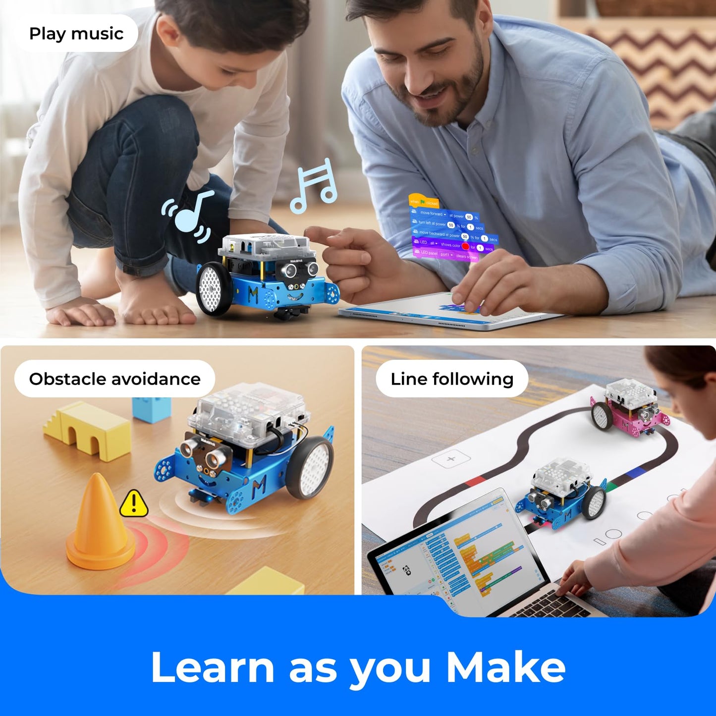 Makeblock mBot Robot Kit – Learn to Code with Scratch & Arduino for Kids Aged 8–12