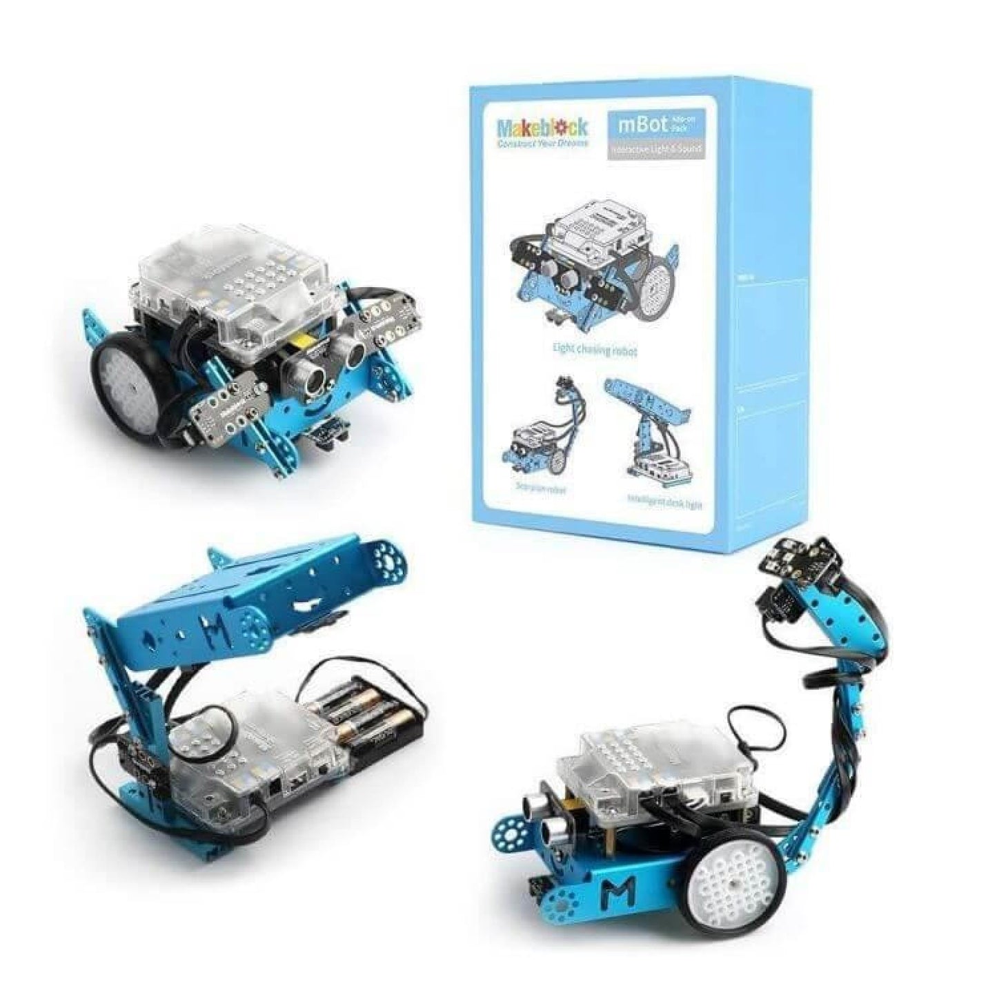 Makeblock Light & Sound Robot Add-on Pack for mBot – 3-in-1 Shapes