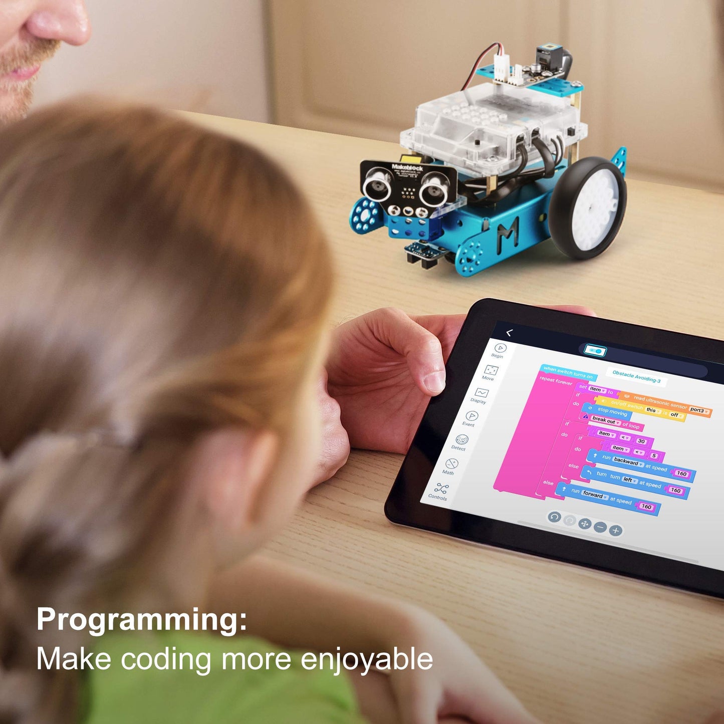 Makeblock Servo Pack: 3-in-1 Robot Add-on for mBot | Dancing, Head-Shaking, Light-Emitting Cat