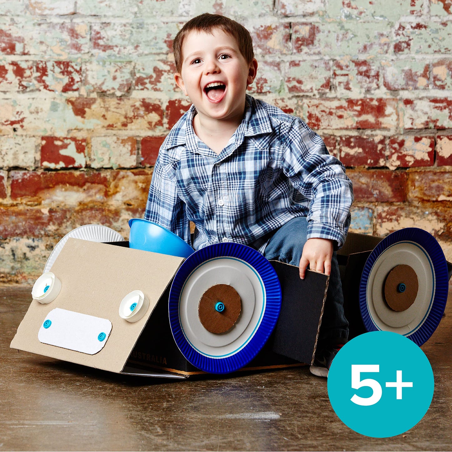 Makedo Explore | Upcycled Cardboard Construction Toolkit (50 Pieces) for STEM & STEAM Learning