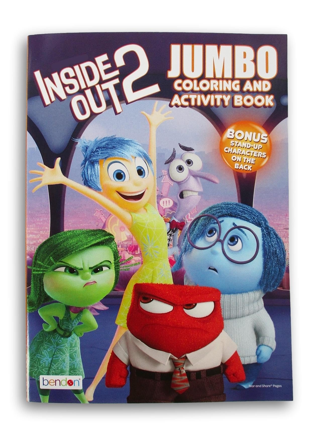 Making the Grade Inside Out 2 Coloring & Activity Book – 64 Pages + Stand-Up Back Cover