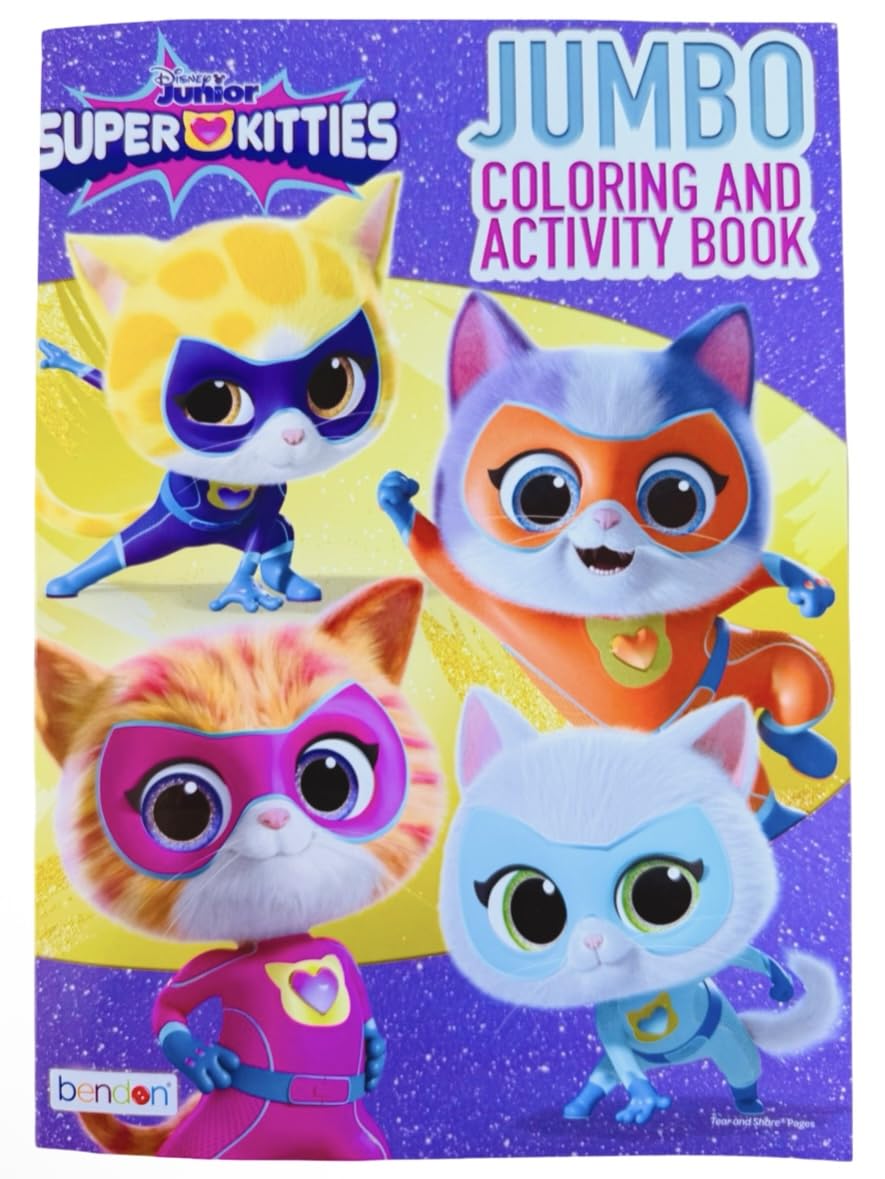 Super Kitties Coloring & Activity Book with Stand-Up Character – 80 Pages | Making the Grade