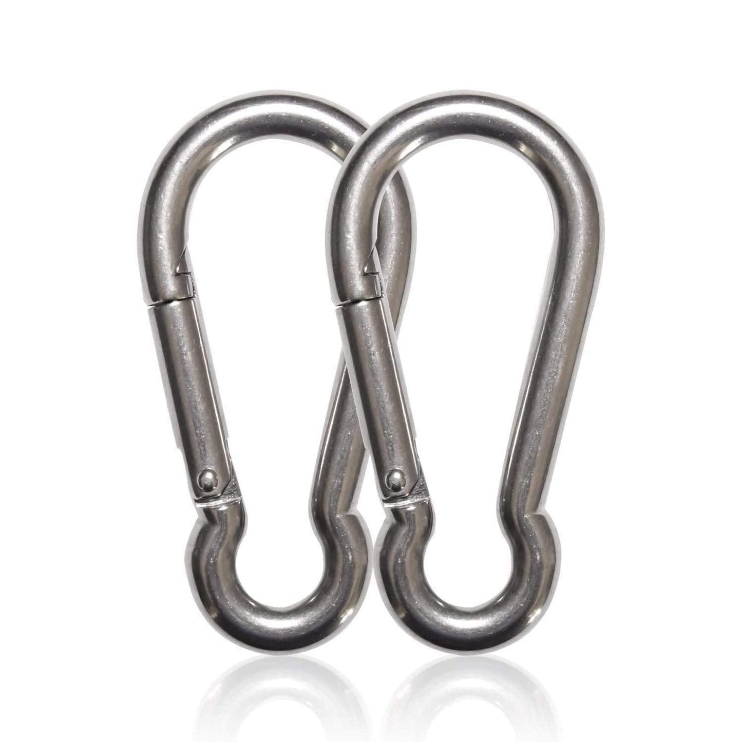 Maky Outdoors Heavy Duty Carabiners – 990lb Capacity per Clip, 4.7-Inch Spring-Loaded Clips (2 Pieces)