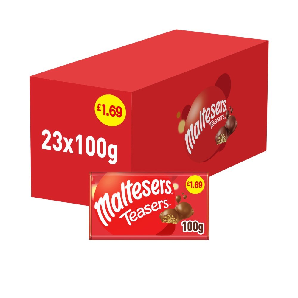 Maltesers Teasers Chocolate PMP 100g (Box of 23)