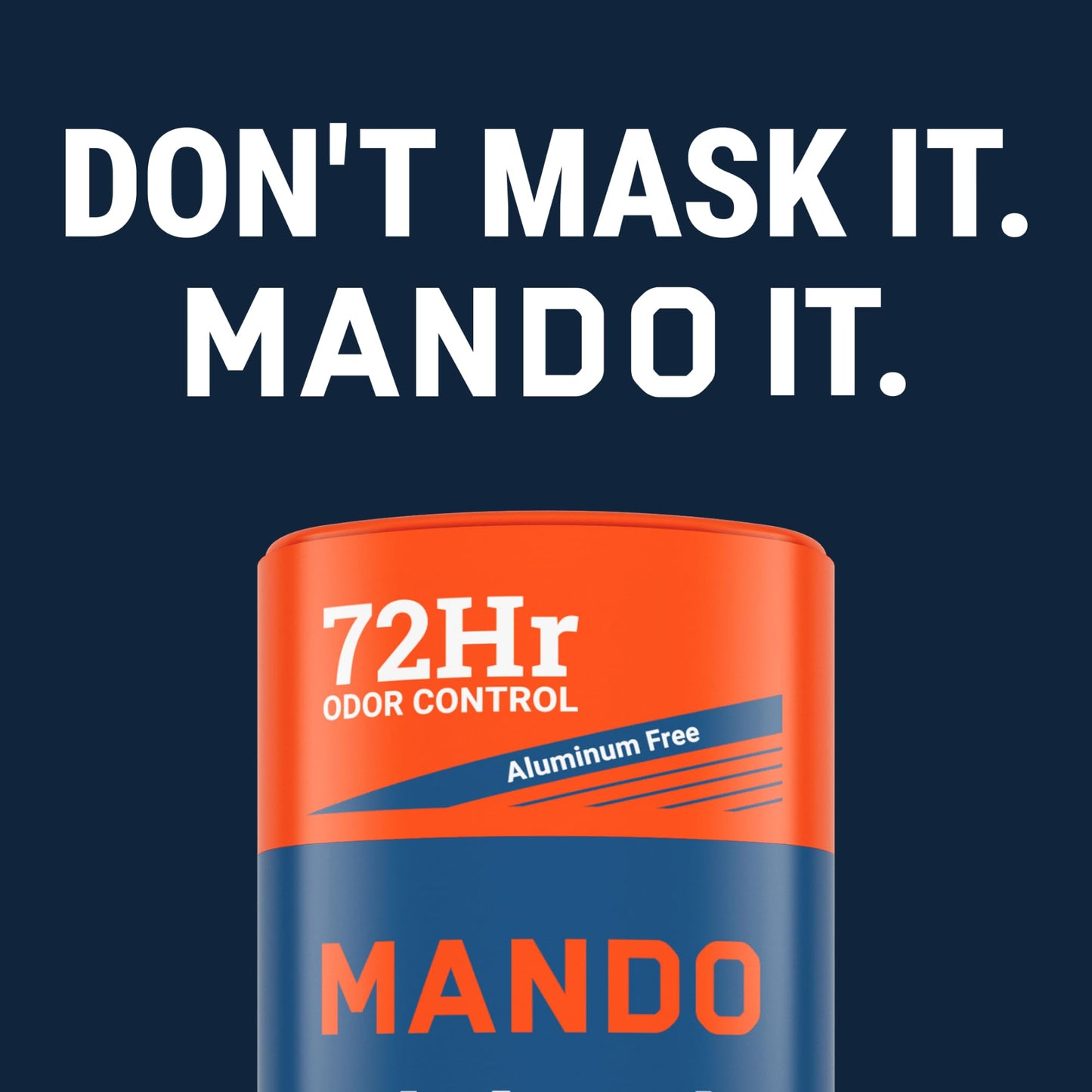 Mando Whole Body Deodorant Two-Piece System – Pro Sport, Aluminum-Free & Baking Soda Free (2 pc Bundle)