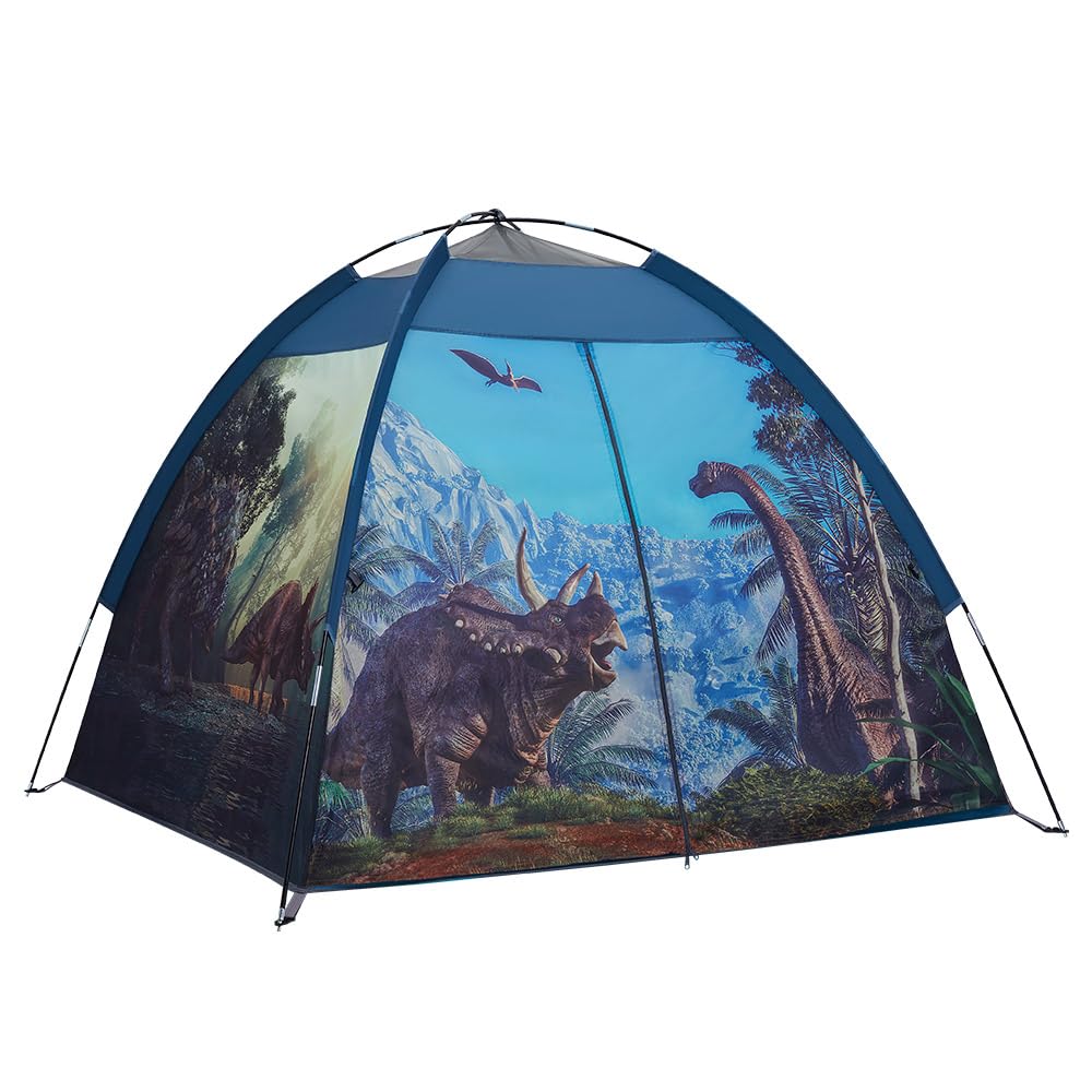 Mnagant Dinosaur Kids Play Tent - 61x61x45 Indoor/Outdoor Pop Up Play House