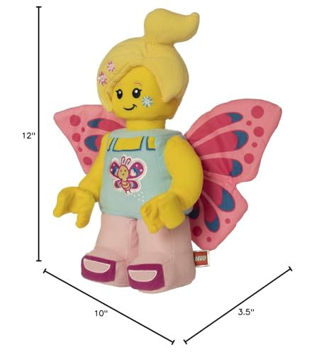 Manhattan Toy Lego Minifigure Butterfly Girl 12-Inch Plush – Official LEGO Merchandise