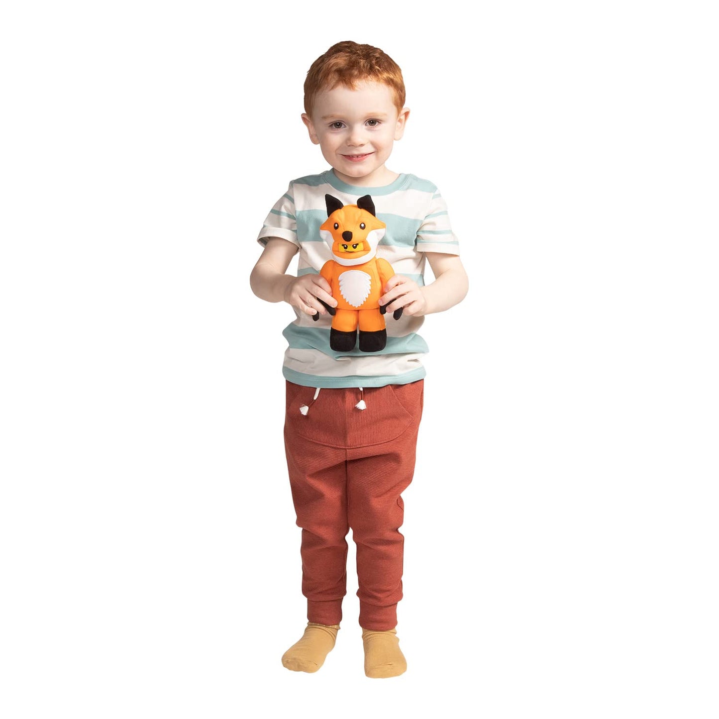 Manhattan Toy Lego Minifigure Fox Costume Girl 9-Inch Plush — Official LEGO Licensed Merchandise