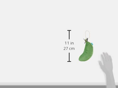 Manhattan Toy Farmer's Market Peas in a Pod: Rattle, Squeaker & Travel Baby Toy
