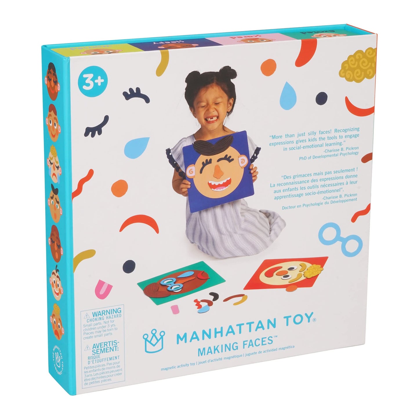Manhattan Toy Making Faces: 34-Piece Bilingual Emotion Toy for Kids 3+