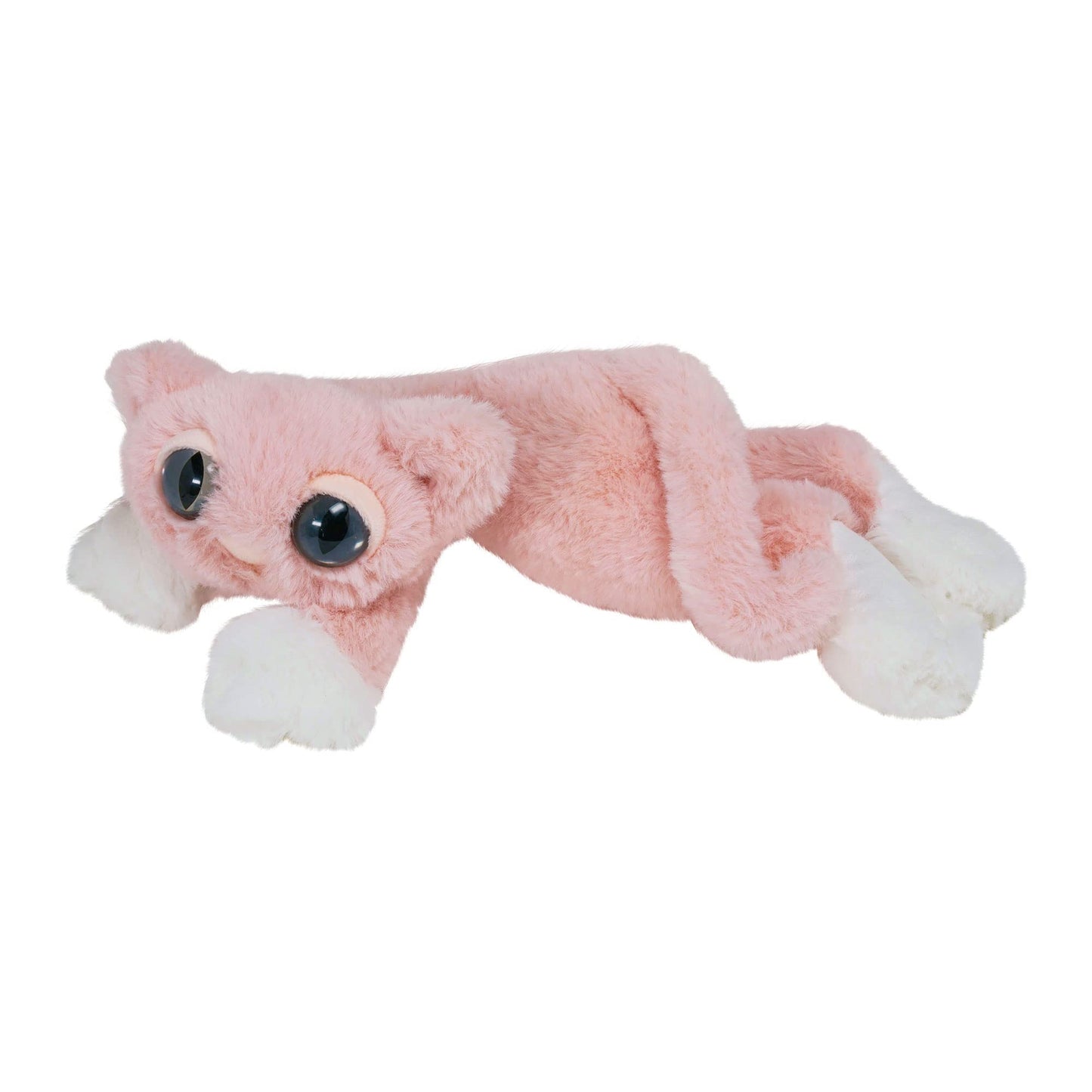 Manhattan Toy Lanky Cats Mochi Pink Cat Stuffed Animal – Large Poseable Plush