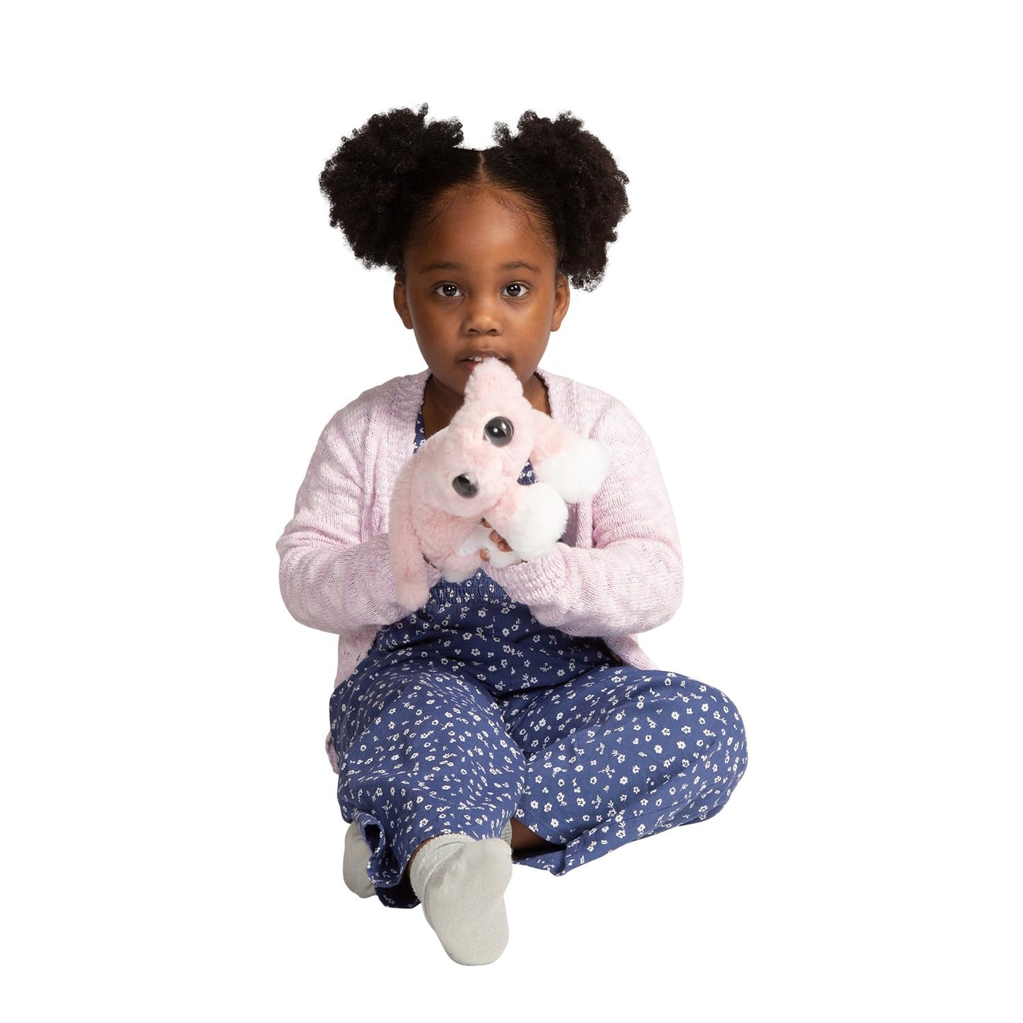 Manhattan Toy Lanky Cats Mochi Pink Cat Stuffed Animal – Large Poseable Plush