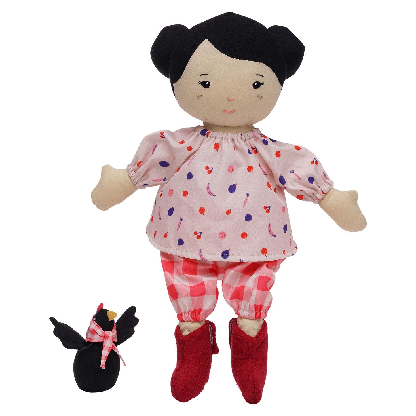 Manhattan Toy Playdate Friends Nico: Machine Washable 14-Inch Doll with Mini Rooster Companion