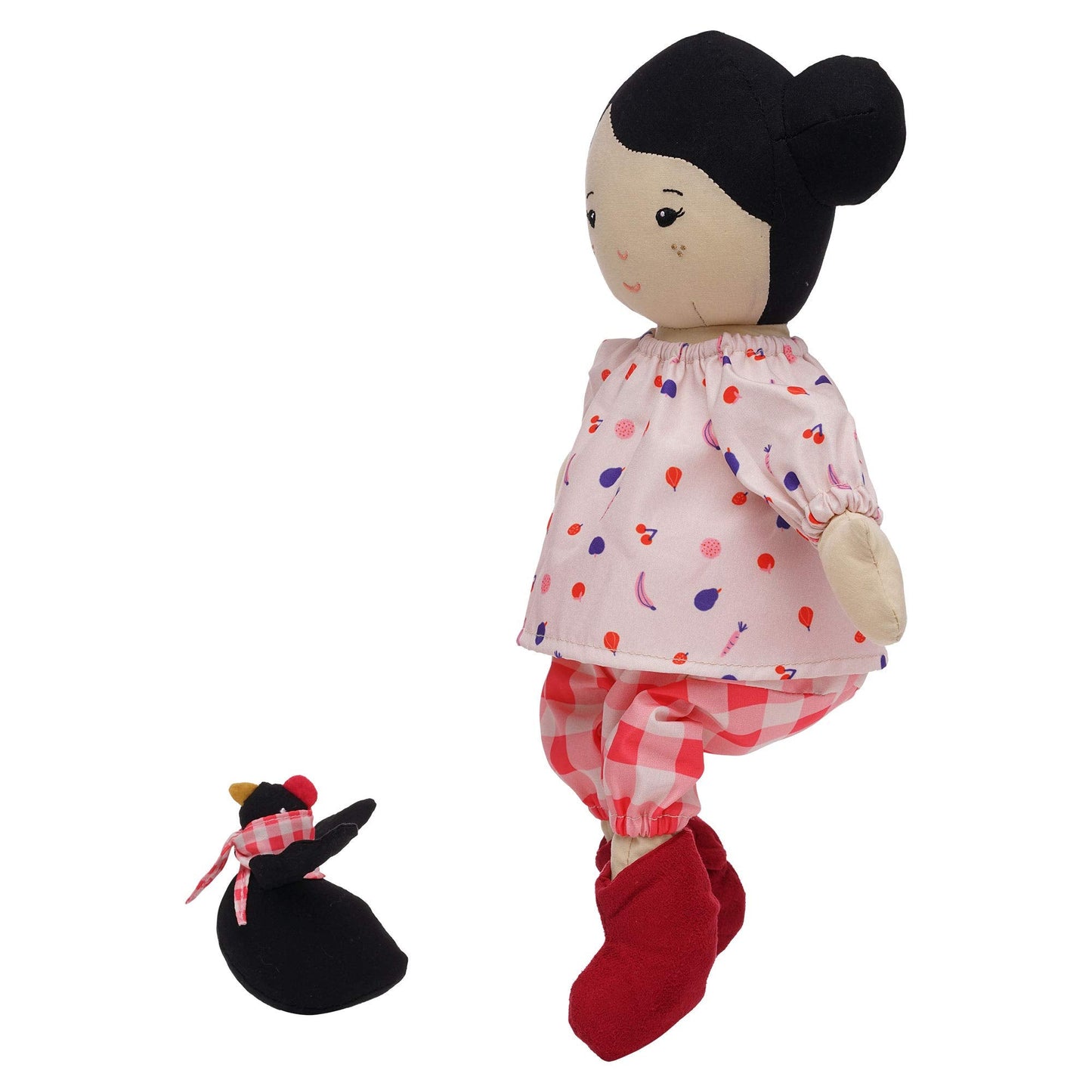 Manhattan Toy Playdate Friends Nico: Machine Washable 14-Inch Doll with Mini Rooster Companion