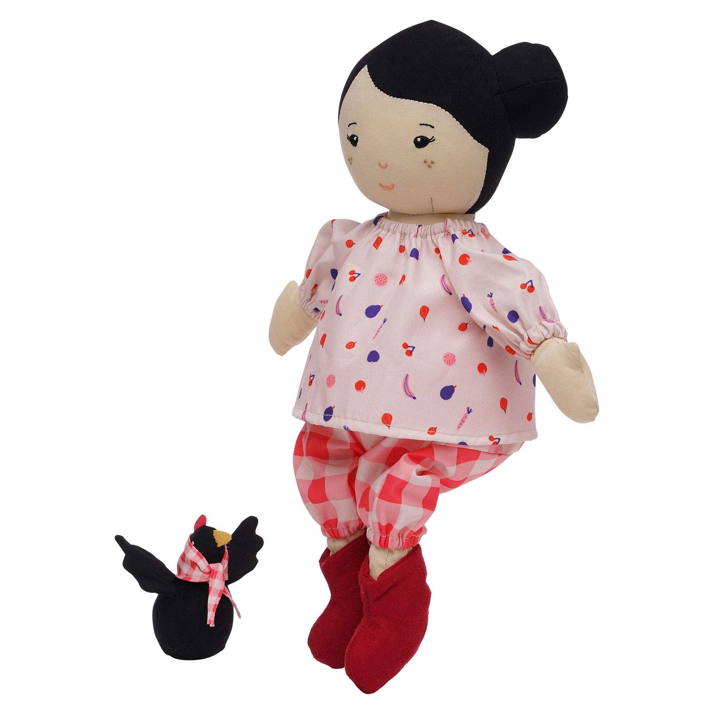 Manhattan Toy Playdate Friends Nico: Machine Washable 14-Inch Doll with Mini Rooster Companion