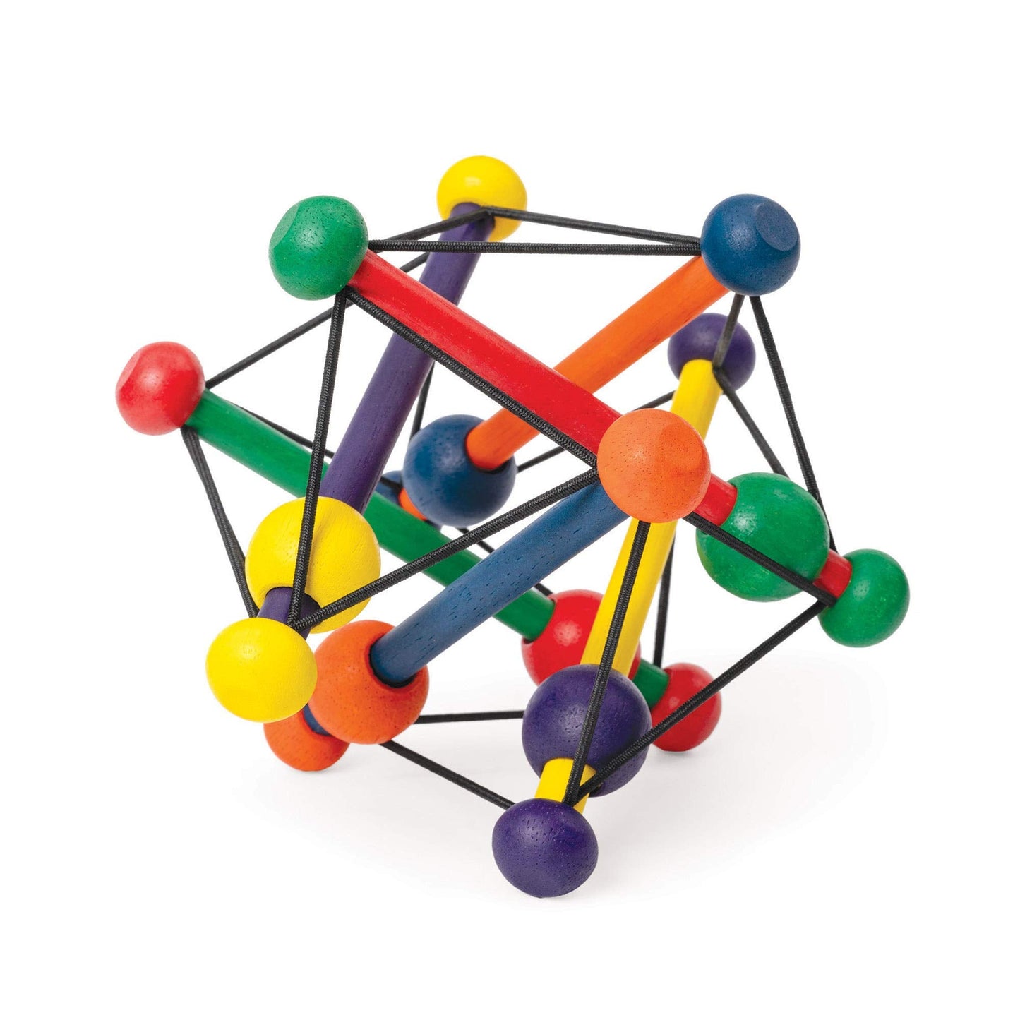 Skwish Classic 6\" by Manhattan Toy – Wooden Rattle & Teether