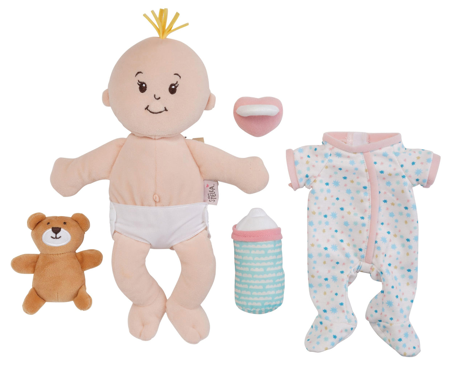 Manhattan Toy Wee Baby Stella Sleepy Time Scents Soft Doll Set, 12-inch Peach