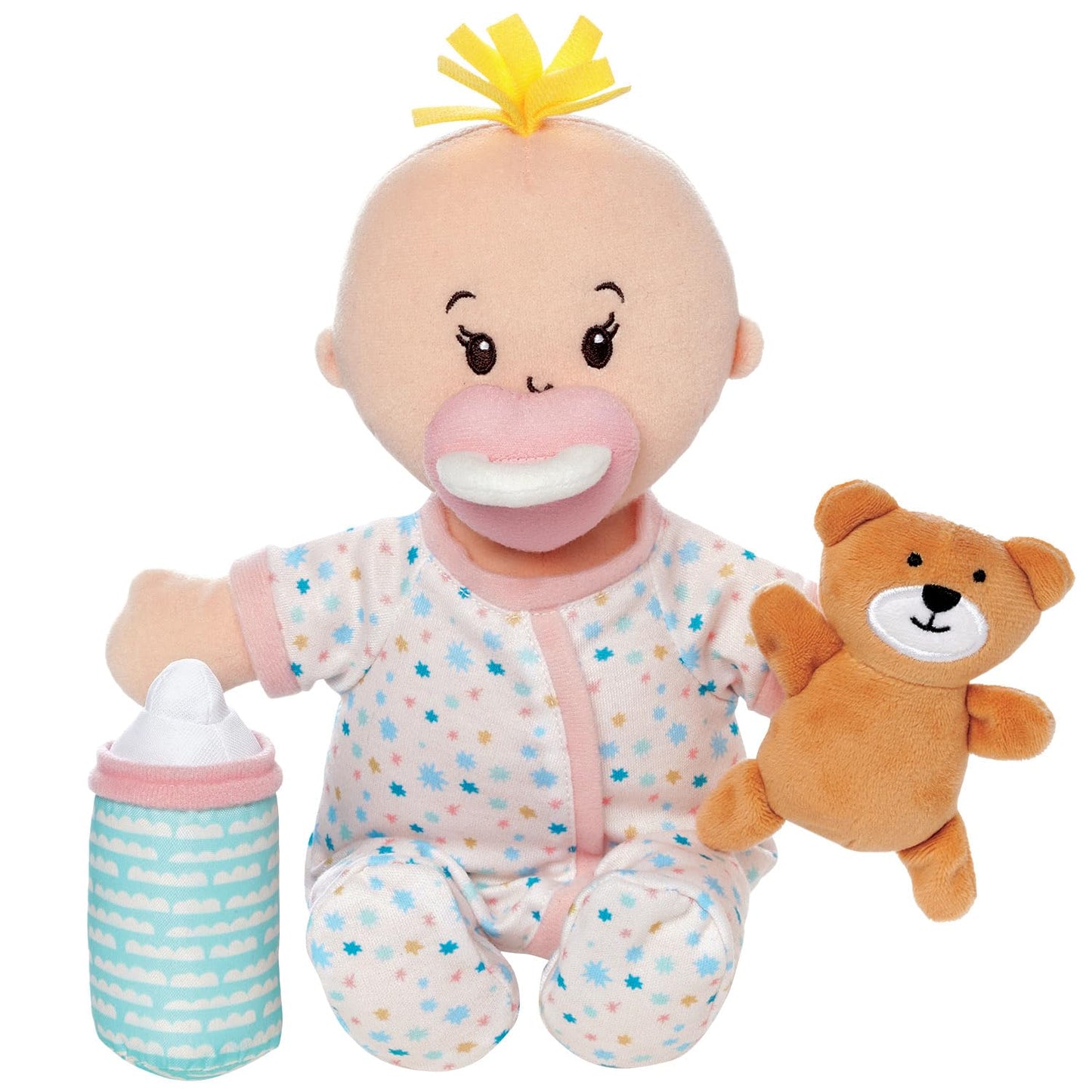 Manhattan Toy Wee Baby Stella Sleepy Time Scents Soft Doll Set, 12-inch Peach