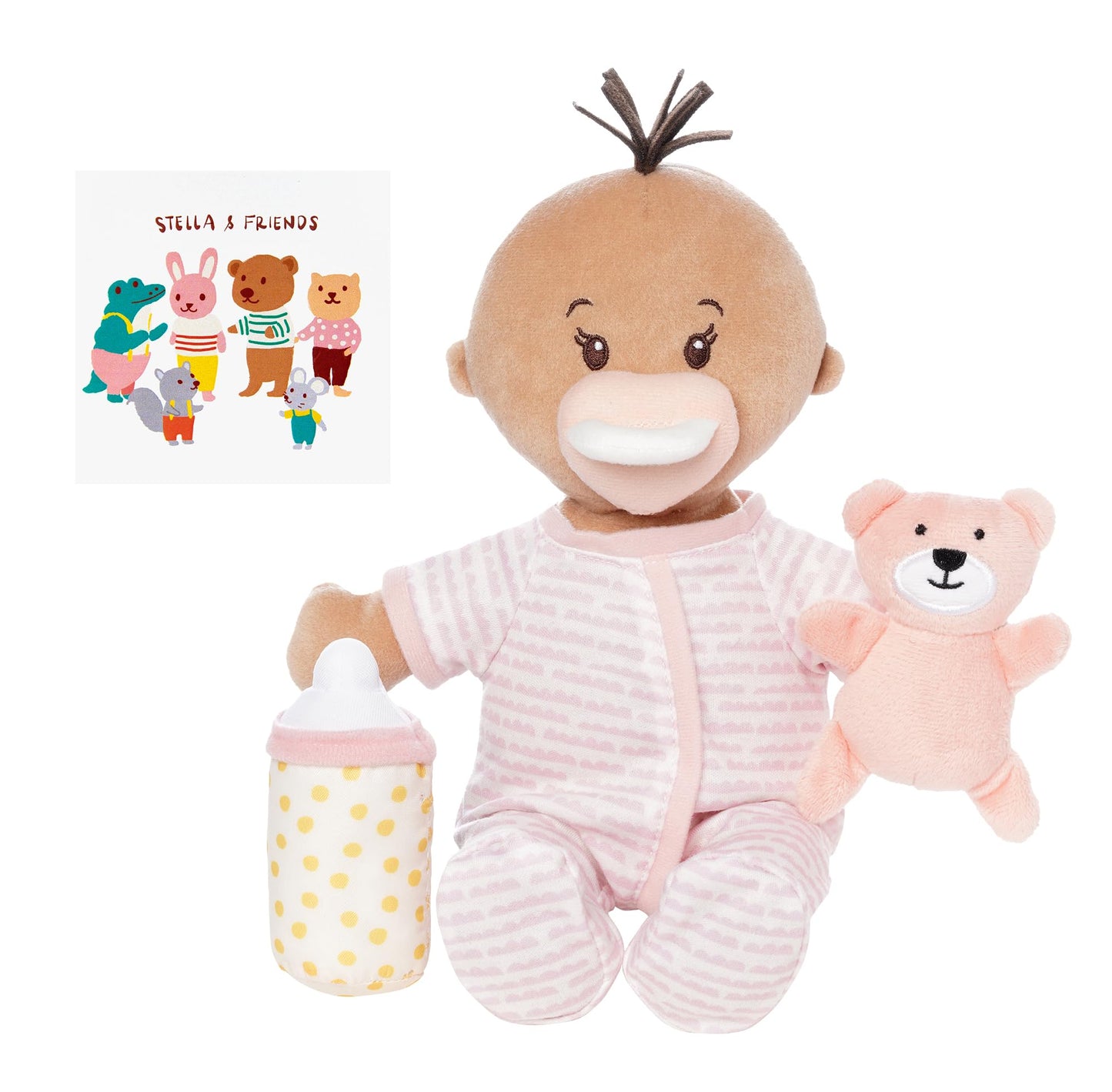 Manhattan Toy Wee Baby Stella Beige Sleepy Times Scent 12-inch Soft Baby Doll Set