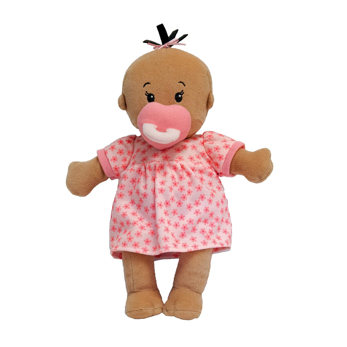 Manhattan Toy Wee Baby Stella Beige 12-Inch Soft Baby Doll | Magnetic Pacifier
