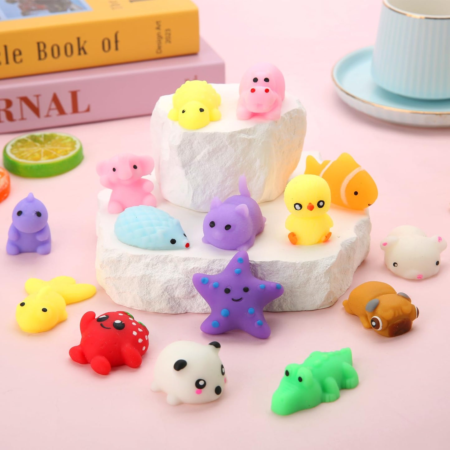 Mantyplay 30 Pack Kawaii Squishy Toys – Party Favors, Classroom Prizes & Sensory Play