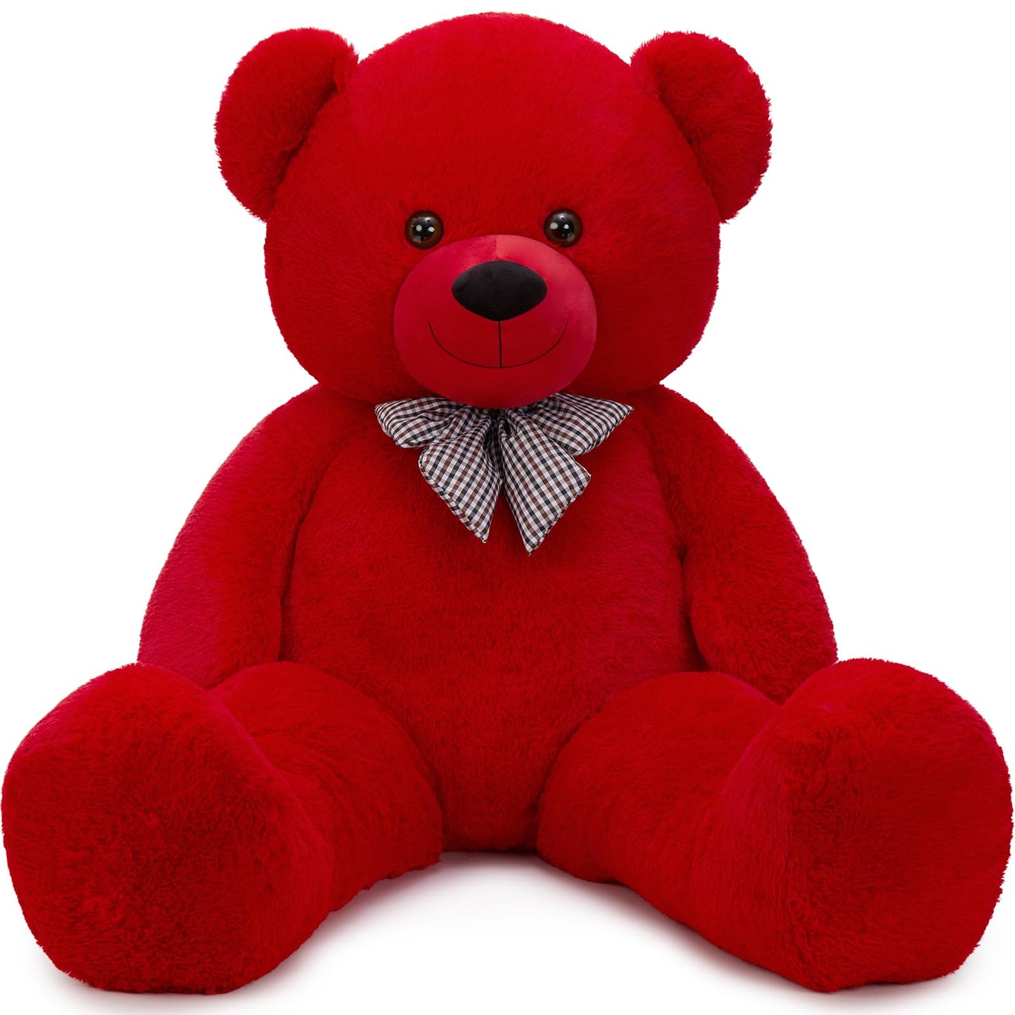 MaoGoLan 55-Inch Big Teddy Bear – Life-Size Plush Red Bear Gift for Christmas, Valentine’s Day or Birthday