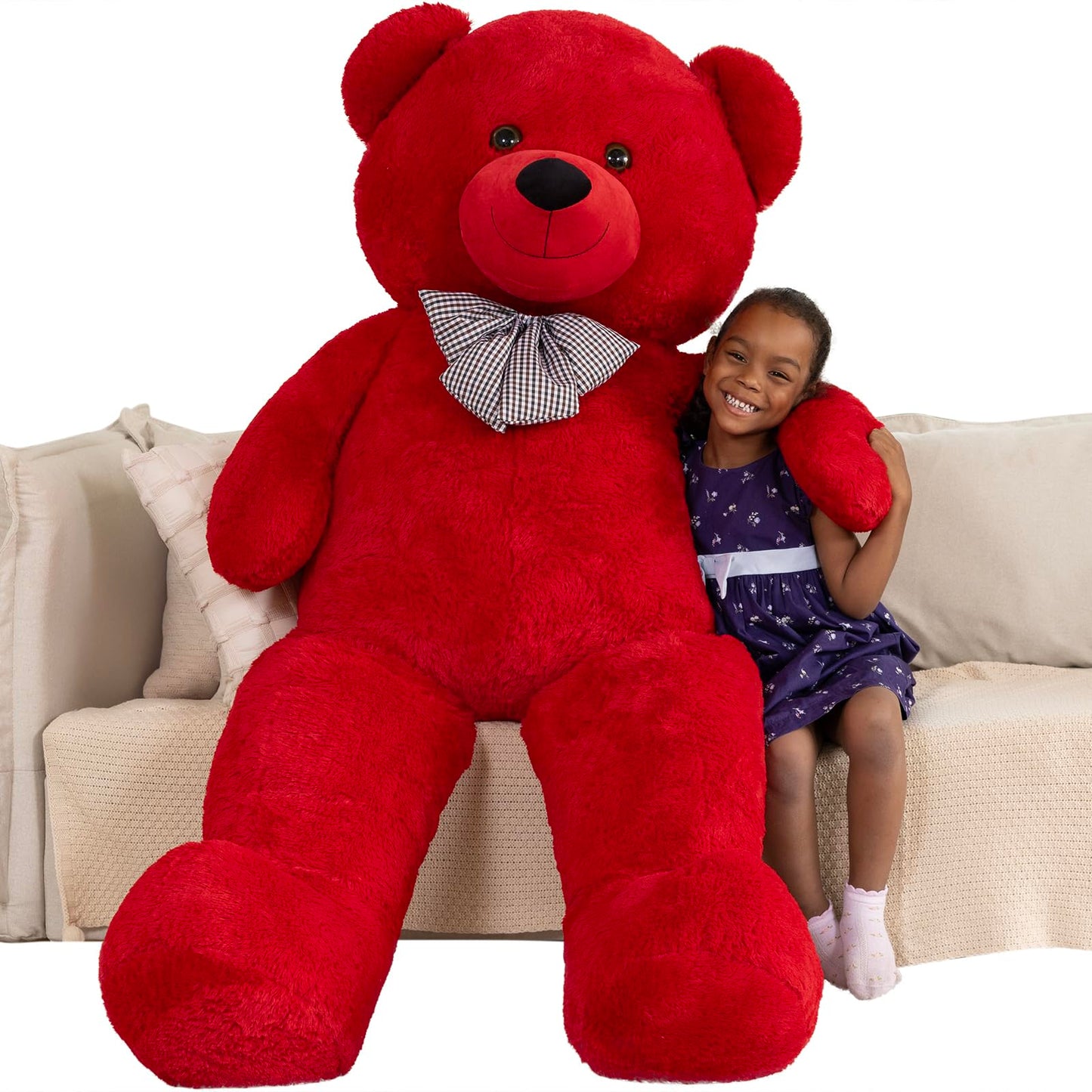 MaoGoLan Big Teddy Bear 6 Feet – Life-Size Plush Gift for Christmas, Valentine’s Day, or Birthday
