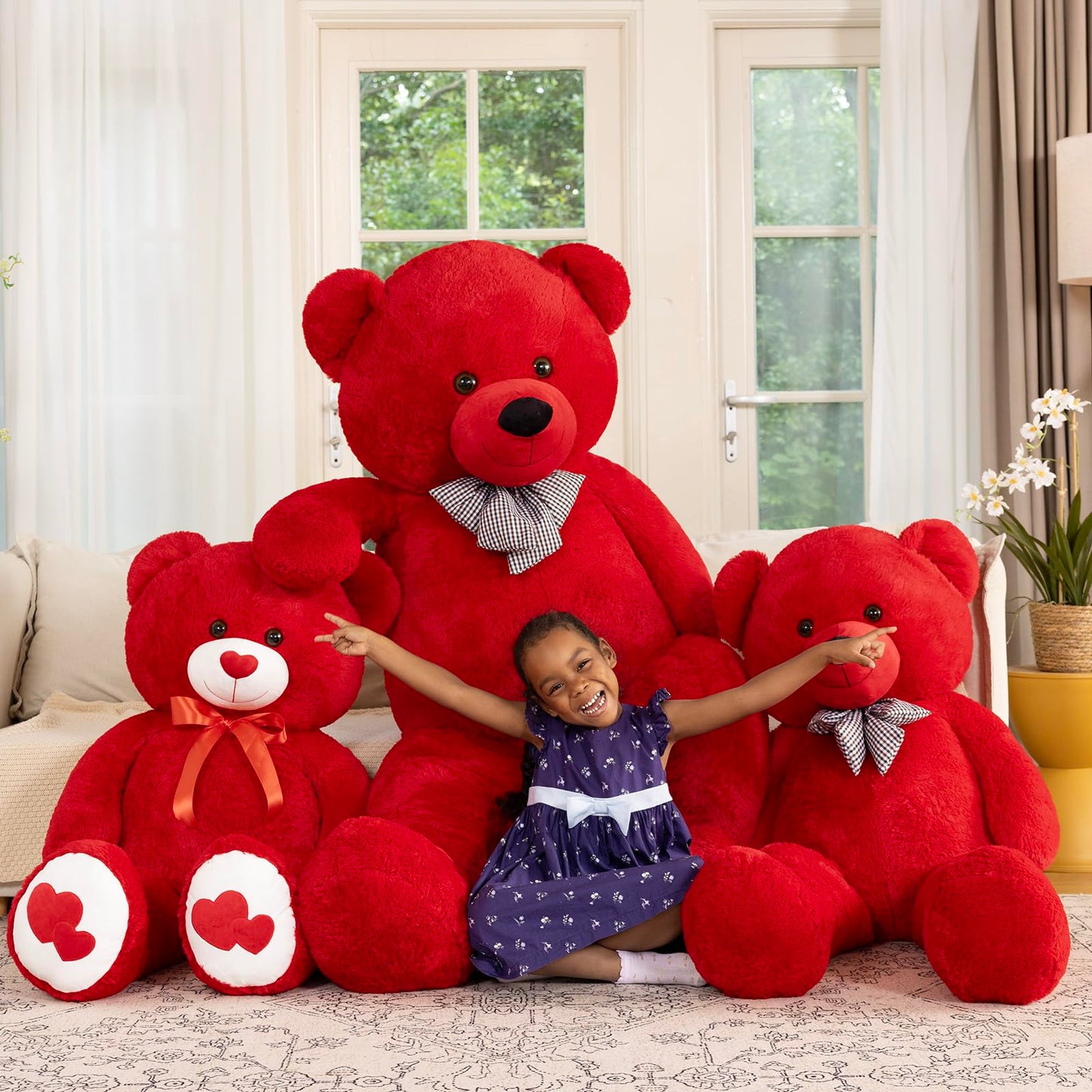 MaoGoLan Big Teddy Bear 6 Feet – Life-Size Plush Gift for Christmas, Valentine’s Day, or Birthday