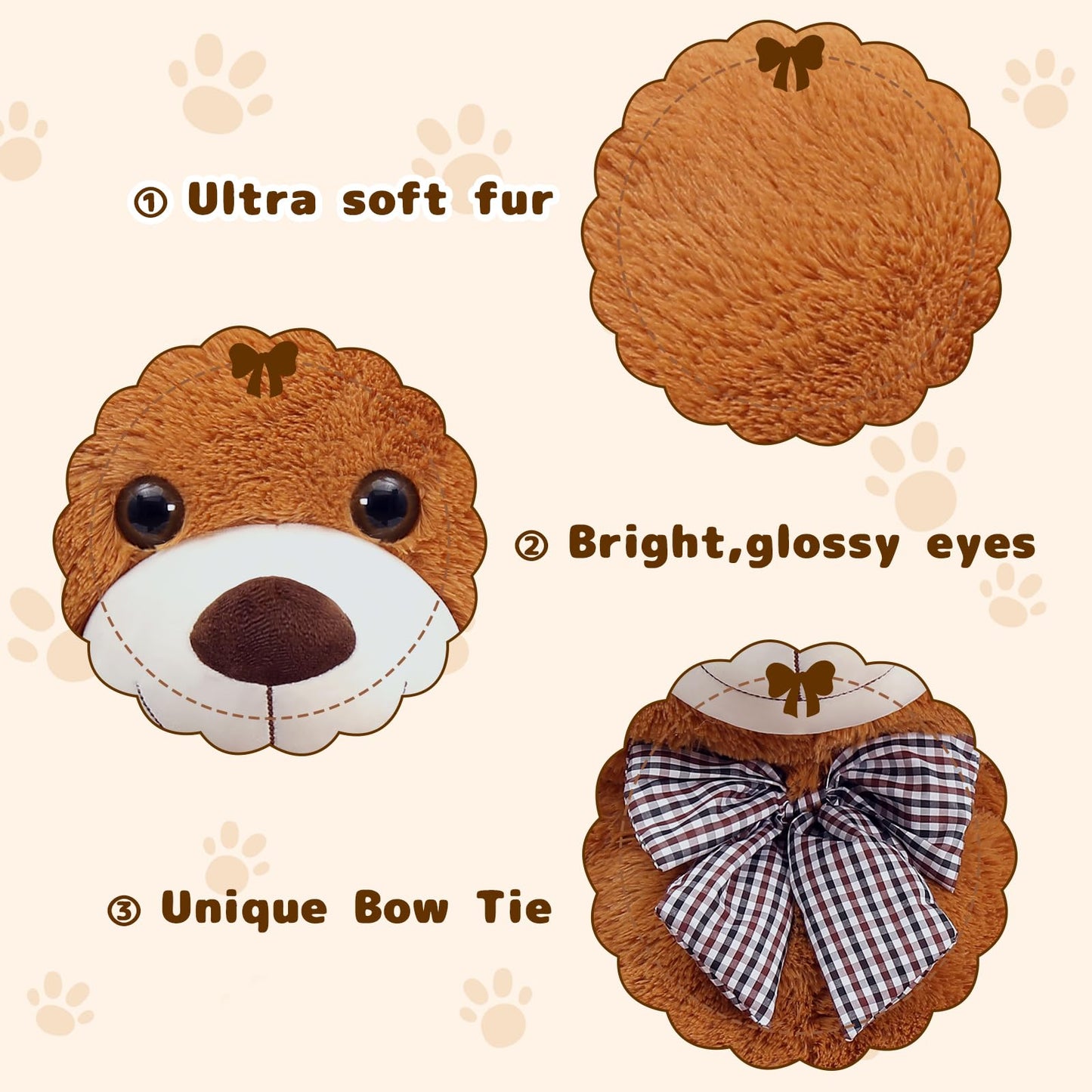 MaoGoLan Giant Brown Teddy Bear – 47-Inch Plush, Ultra-Soft Big Bear Gift