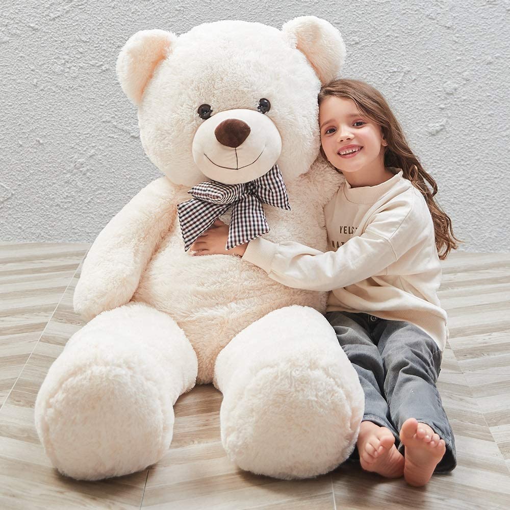 MaoGoLan Giant Teddy Bear – 47-Inch Life Size Plush, 4 Feet Big Stuffed Bear
