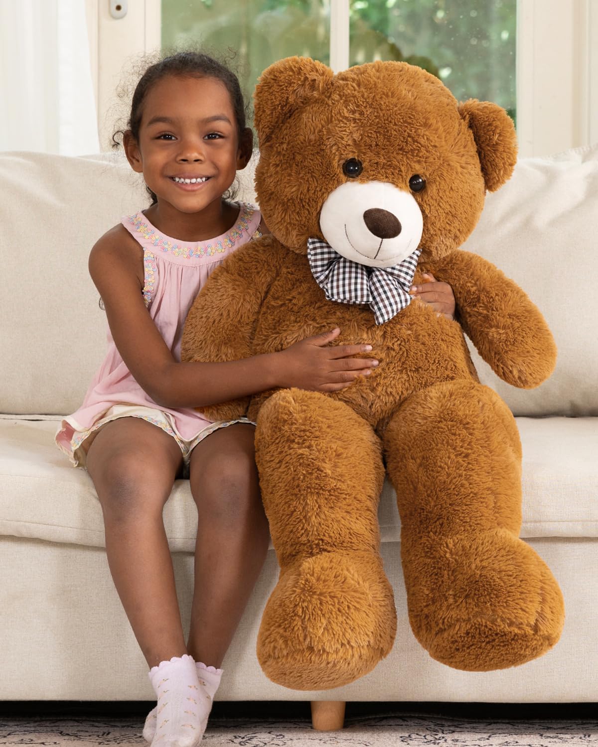 MaoGoLan Giant Teddy Bear Plush Toy – 39-Inch Ultra-Soft Large Stuffed Animal