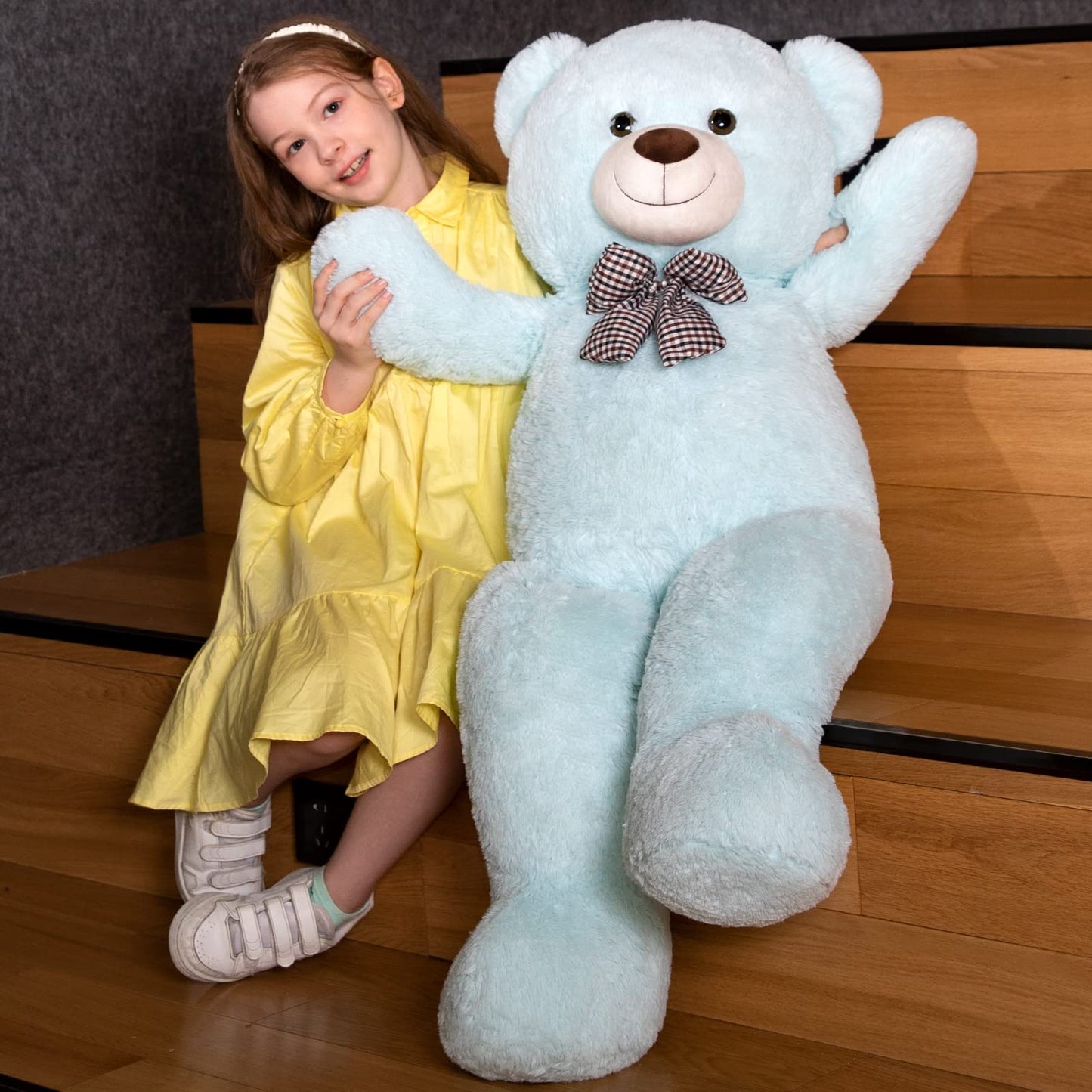 MaoGoLan Giant Teddy Bear 4 Feet — 47 Inches Tall, Ultra-Soft Plush Gift for Baby Showers, Birthdays & Valentine's Day