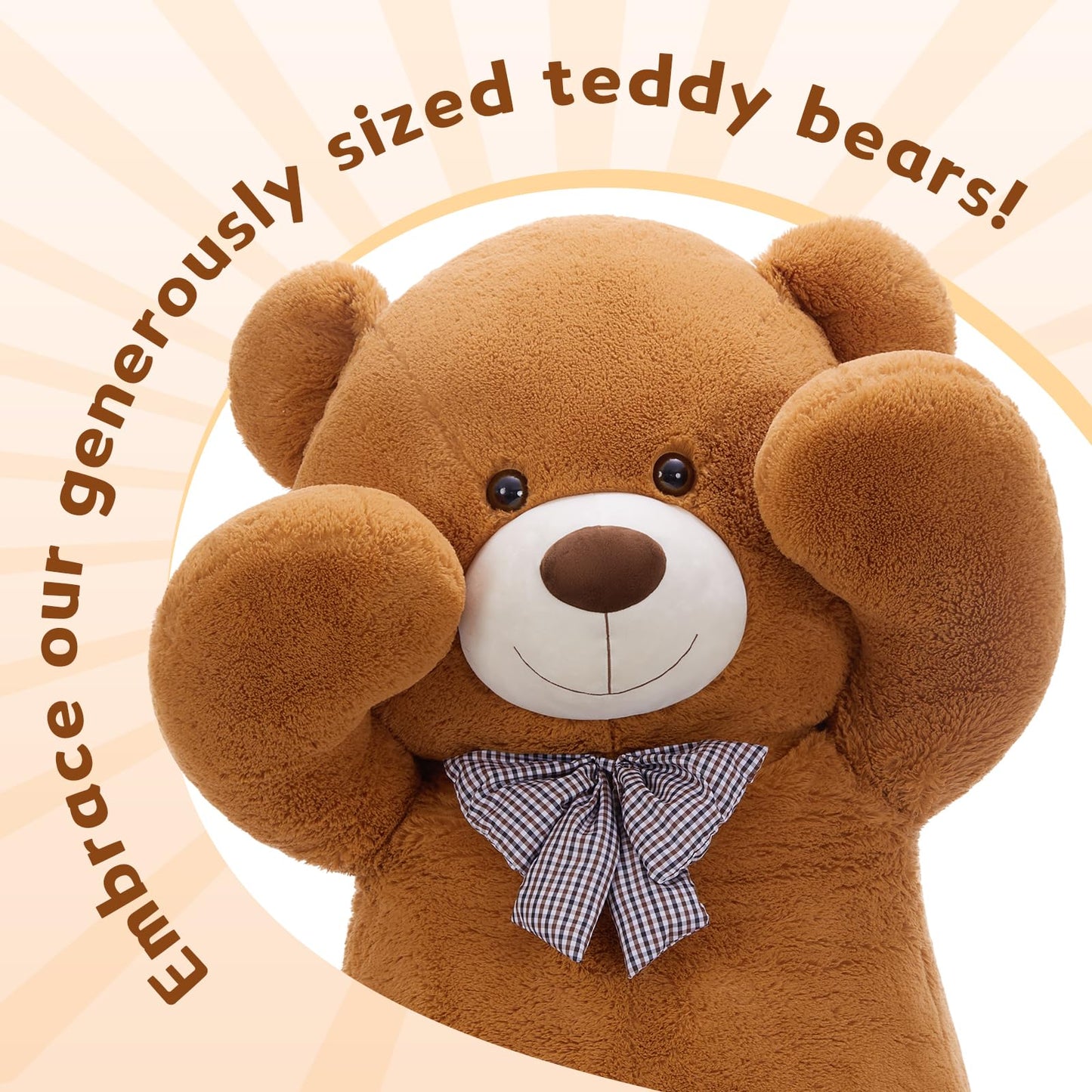 MaoGoLan Giant 55-Inch Teddy Bear – Extra Large Plush Gift & Cuddle Buddy