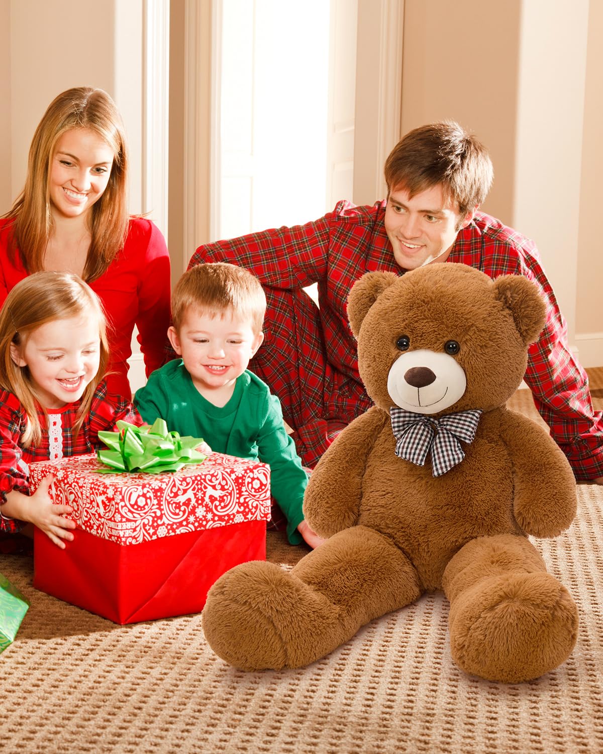 MaoGoLan Giant Teddy Bear Plush Toy – 39-Inch Ultra-Soft Large Stuffed Animal
