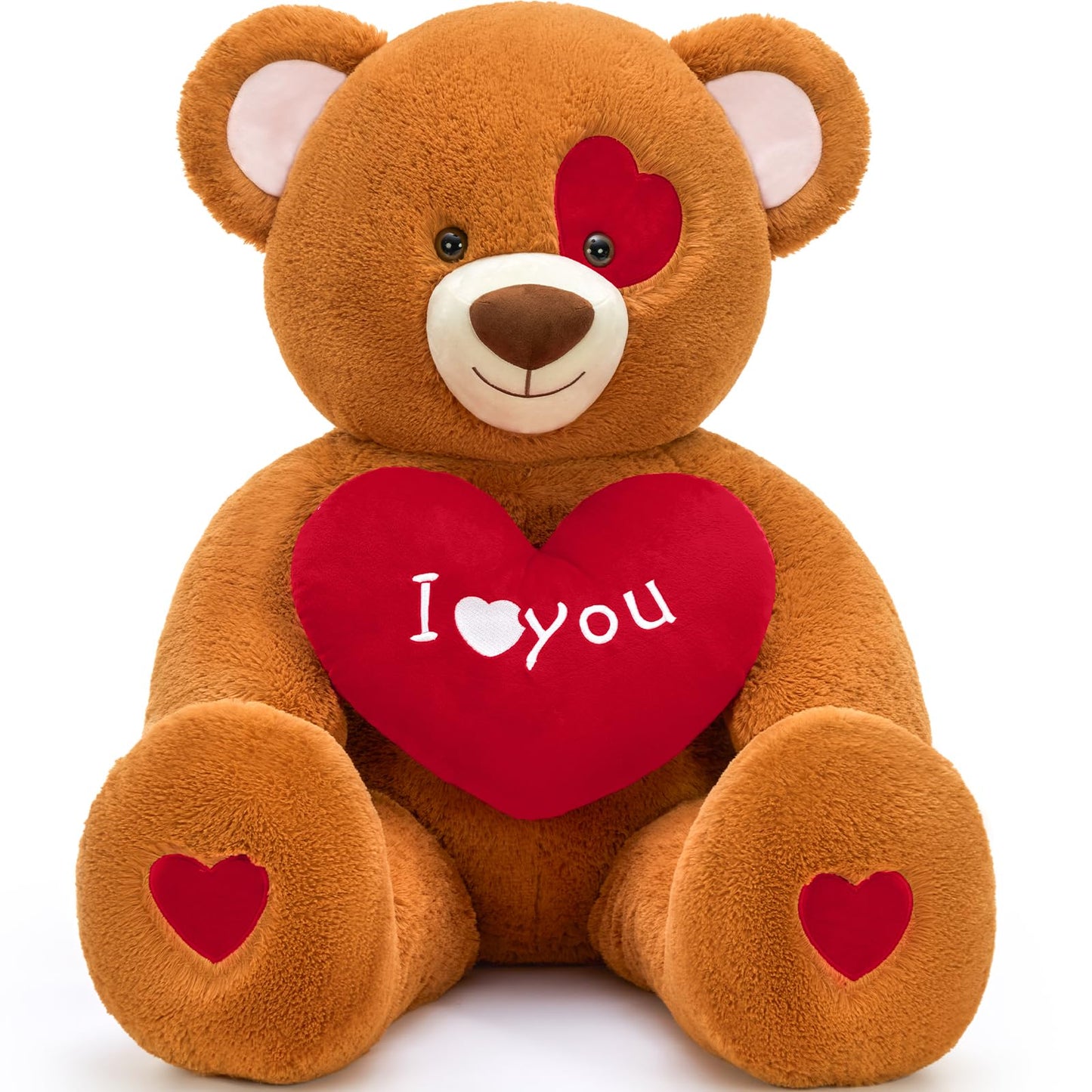 MaoGoLan Giant 4ft Teddy Bear with Heart – Romantic Valentines Gift