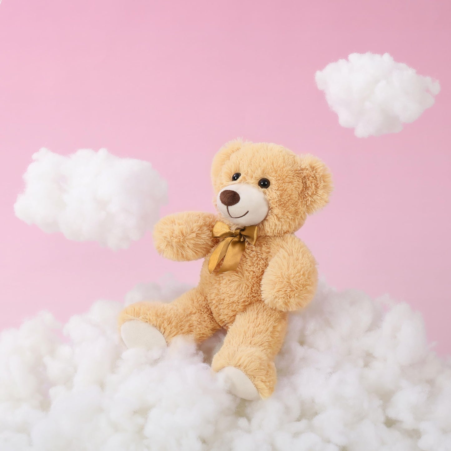 MaoGoLan 7Pcs Bulk Teddy Bears — Soft 13.5-inch Mini Plush for Baby Showers, Weddings & Parties