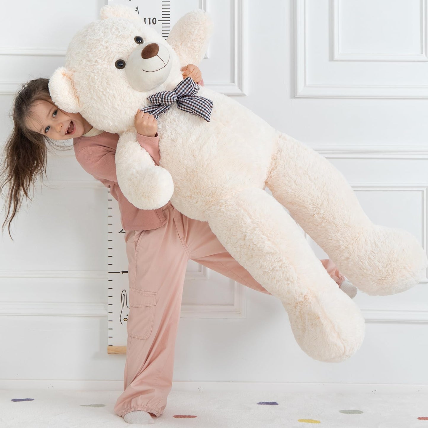 MaoGoLan Giant Teddy Bear – 47-Inch Life Size Plush, 4 Feet Big Stuffed Bear