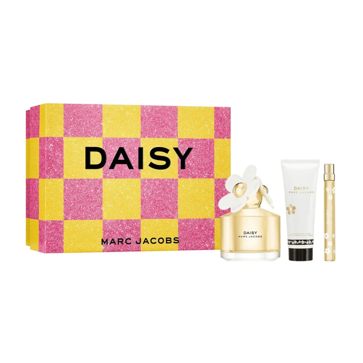 Marc Jacobs Daisy Gift Set 100ml EDT + 75ml Body Lotion + 10ml EDT