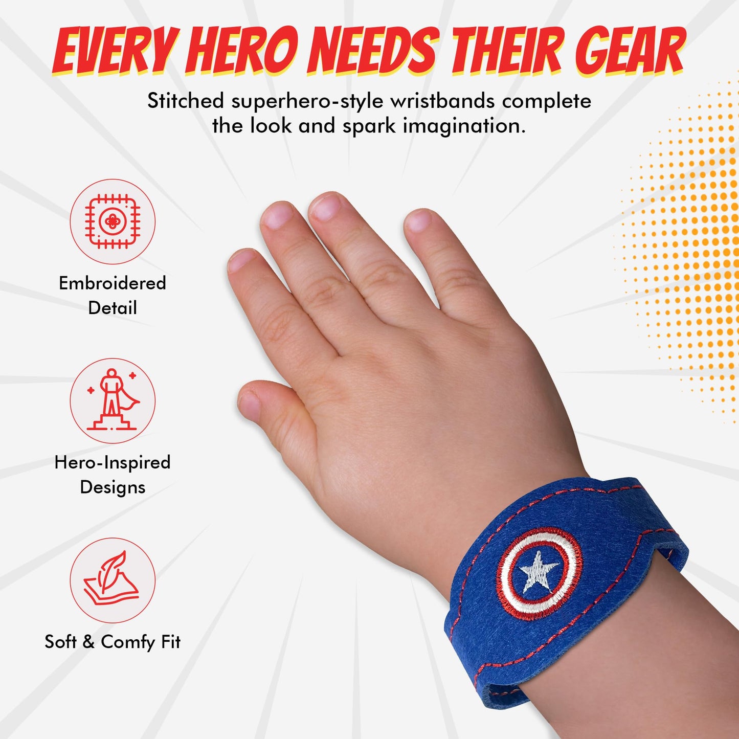 Maribus-FL Superhero Capes & Masks for Kids | Satin Capes & Felt Masks