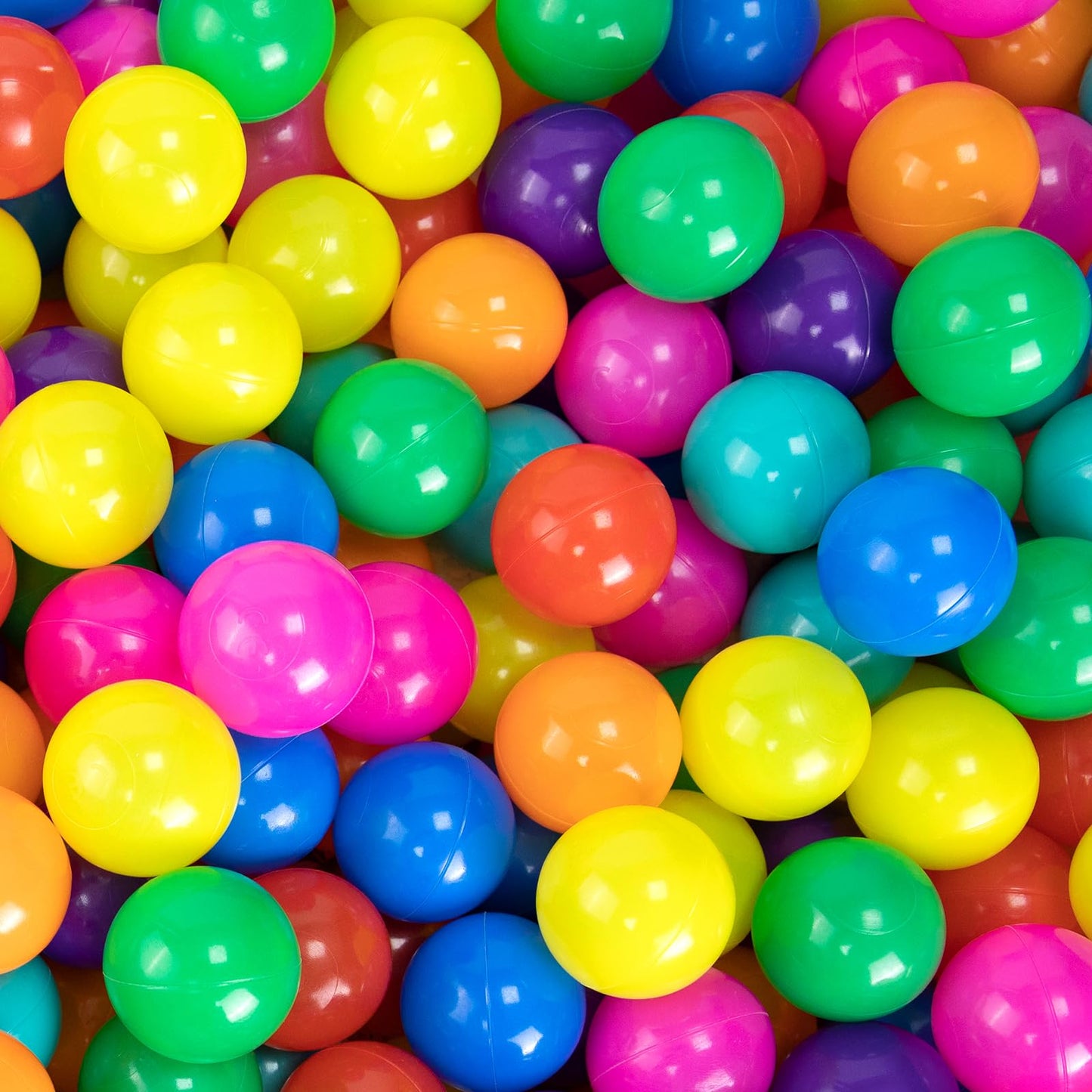 Markdang 100Pcs Ball Pit Balls – 8 Colors, 2.1-2.2-Inch, Crush-Proof, BPA & Phthalate Free