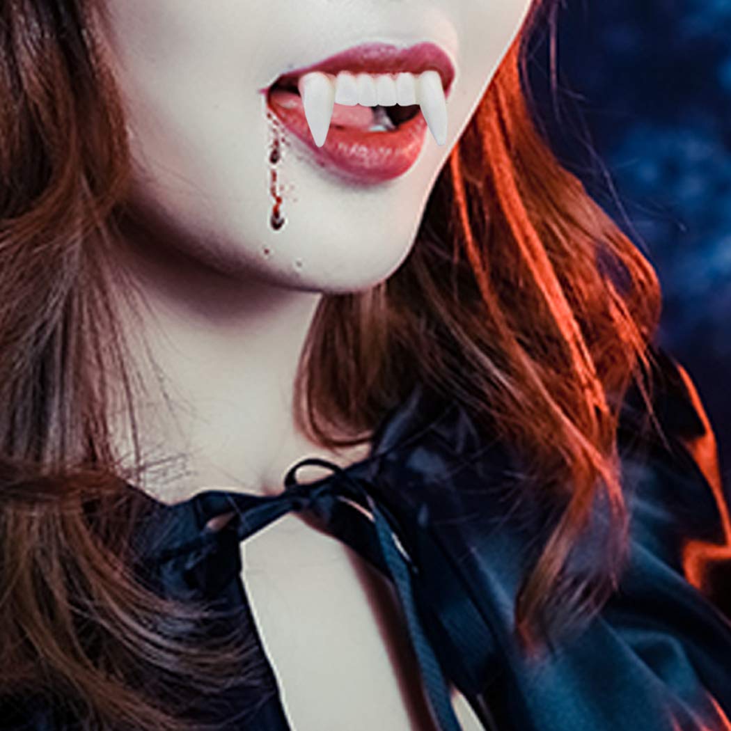 Marrywindix 12 Styles Gnarly Teeth Gag Teeth — Vampire Dentures for Halloween Costumes & Photo Props