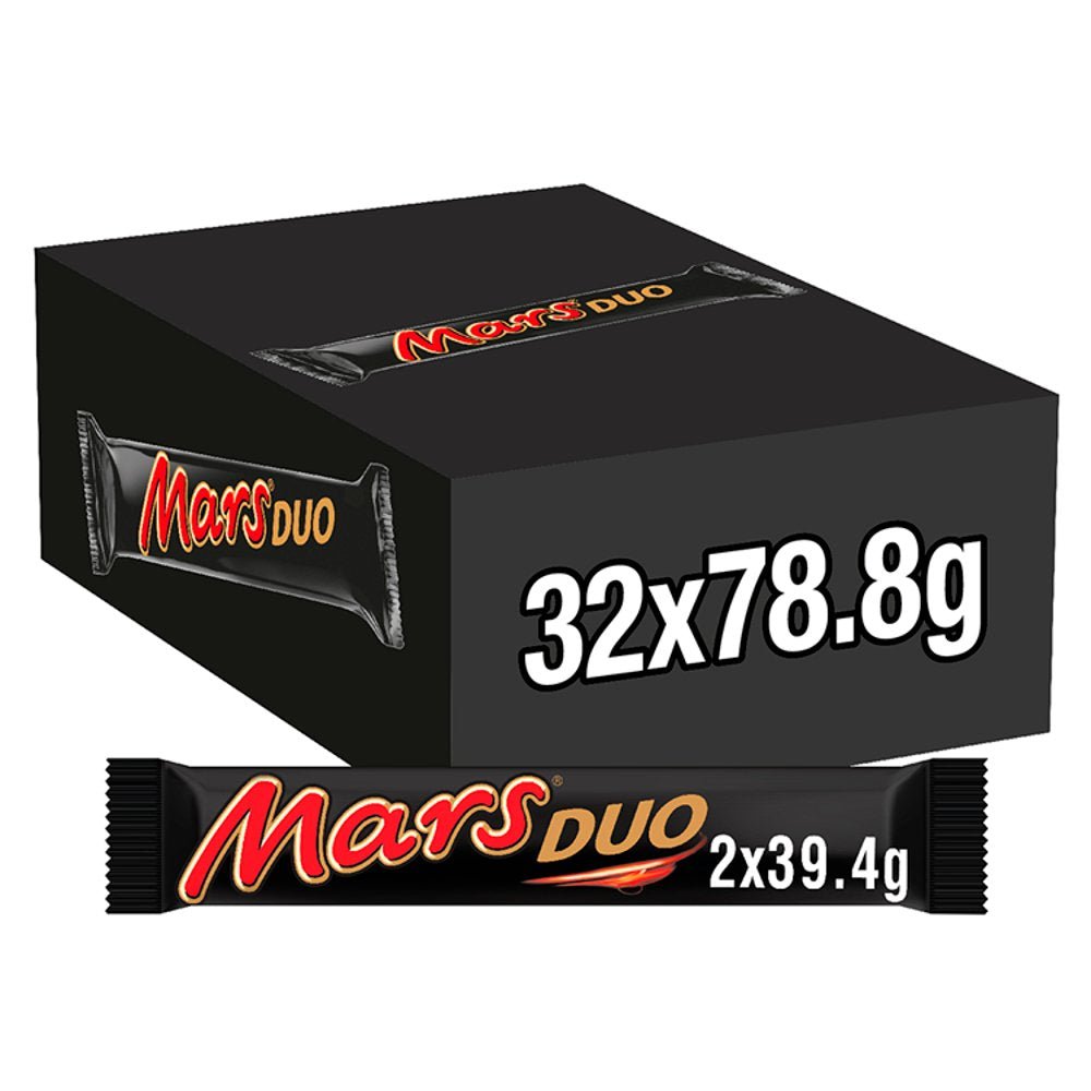 Mars Duo Chocolate Bar 78.8g (Box of 32)