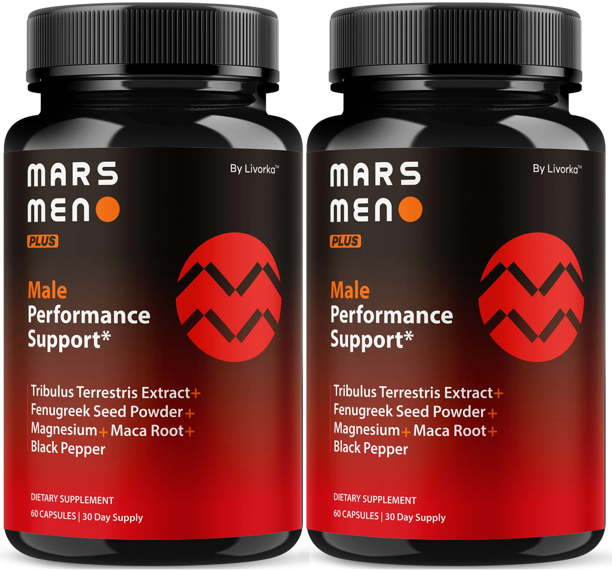 Mars Men Plus – 2 Pack Natural Support Capsules | Premium Multivitamin