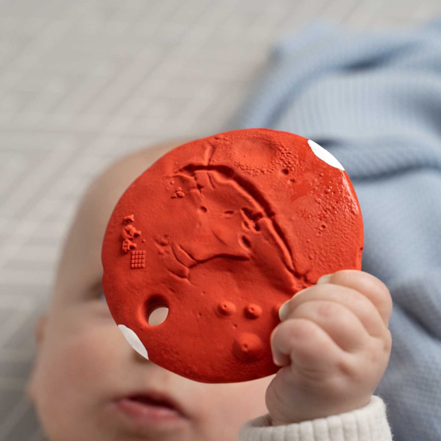 Mars Biscuit® Natural Rubber Space Themed Baby Toy