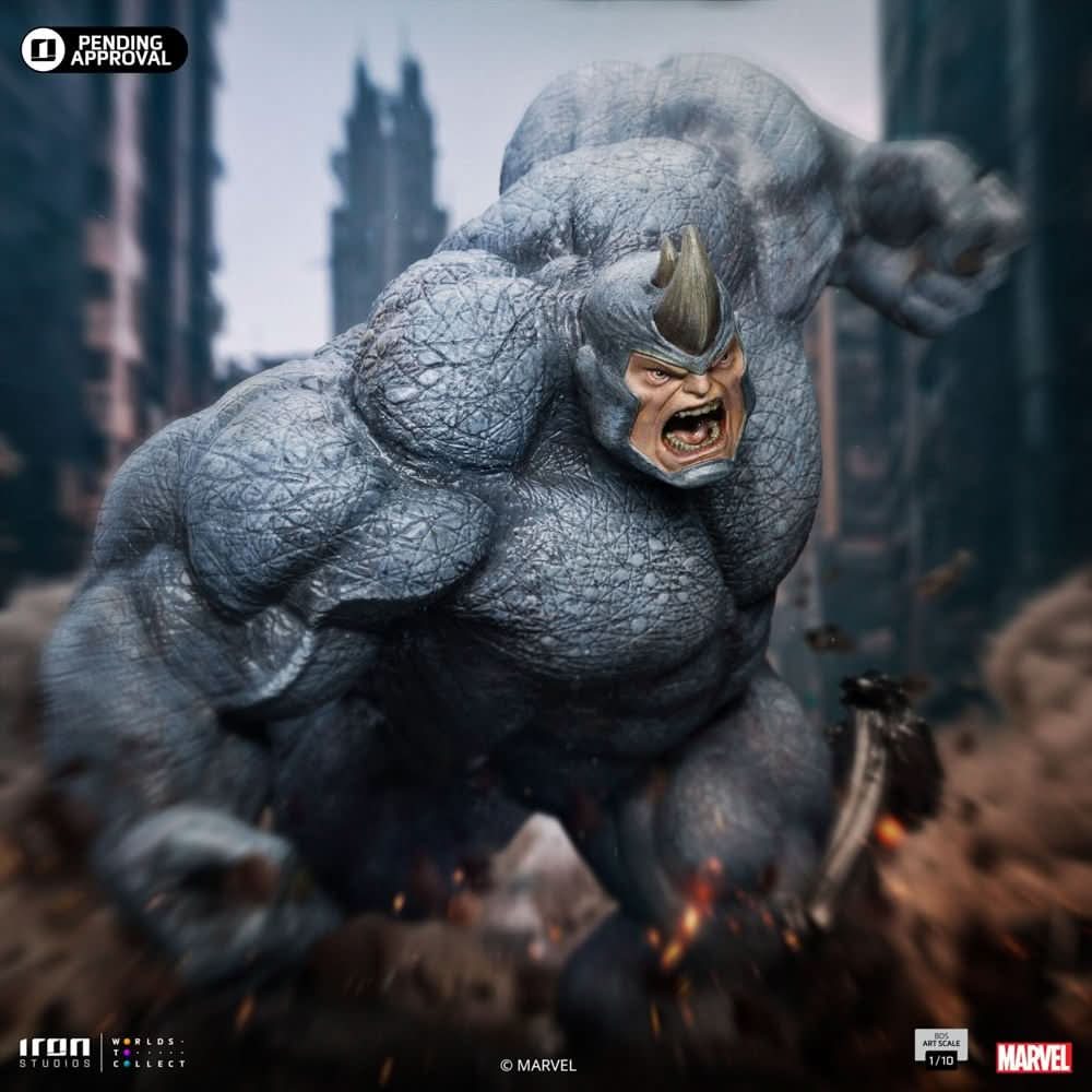 Statue Rhino - Spider-man vs Villains Diorama - BDS Art Scale 1/10 - Iron Studios