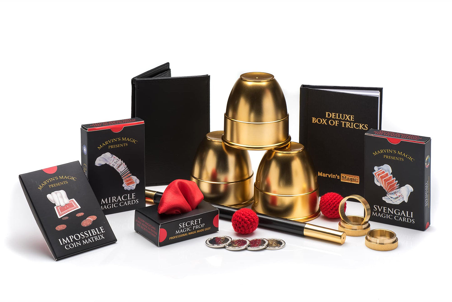 Marvin's Magic Signature Deluxe Box of Tricks | Executive Magic Set for Beginners & Pros