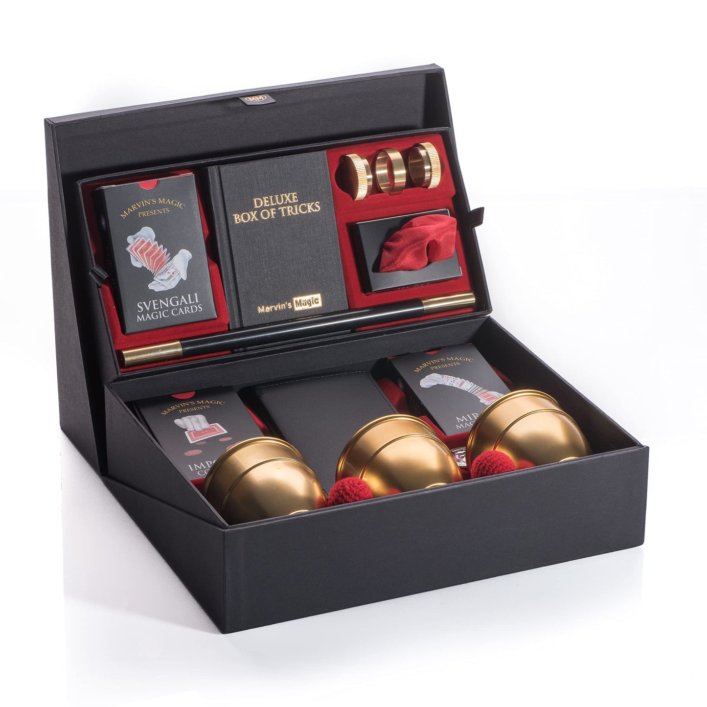 Marvin's Magic Signature Deluxe Box of Tricks | Executive Magic Set for Beginners & Pros