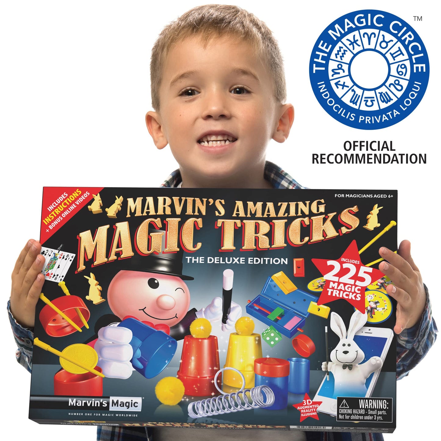 Marvin's Magic Kids Set: 225 Tricks Deluxe Edition for Ages 6+